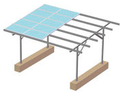 Adjustable Solar Panel Parking , Anodized Aluminum Residential Solar Carport Kit