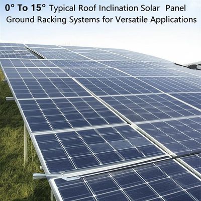 Bom preço. 0° To 15° Typical Roof Inclination Solar Panel Ground Racking Systems for Versatile Applications on-line