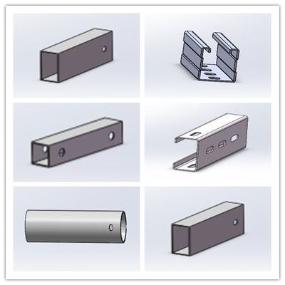 Bom preço. Da curvatura fria de aço do perfil do mergulho quente moldação solar galvanizada do apoio da cinta da montagem on-line