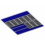 Bom preço. Alumínio trapezoidalmente de Lysaght da emenda solar metálica ondulada da posição do sistema da montagem do telhado de telha on-line