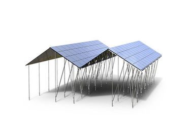 Bom preço. Fora de quadros de painel fotovoltaicos de aço duráveis sustentáveis do sistema solar da estufa da grade on-line