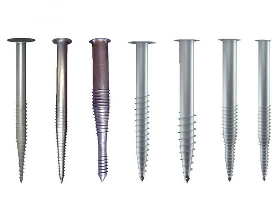 Bom preço. O parafuso à terra do metal empilha o anti-corrosivo helicoidal do comprimento 1000~3500mm da âncora de aço on-line