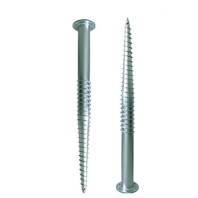 Bom preço. O parafuso da terra do metal do mergulho quente empilha o anti-corrosivo helicoidal do comprimento 1000~3500mm da âncora de aço para sistemas de montagem solares on-line