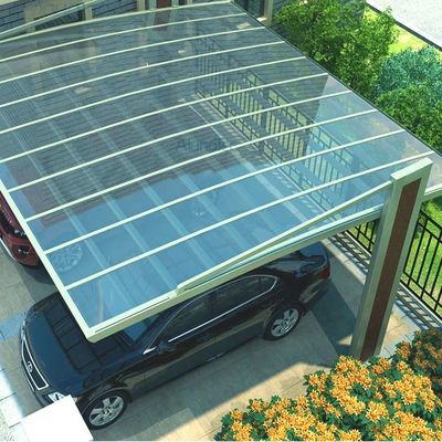 Bom preço. Carport fotovoltaico solar da espessura 15mm da largura 2.5~3m único multi on-line
