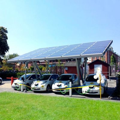 Bom preço. Residencial fora no Carport do picovolt dos suporte do parque de estacionamento das energias solares da grade on-line