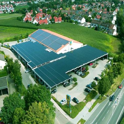 Bom preço. Sistemas solares do Carport de aço versátil de Q235B Q345B HDG on-line