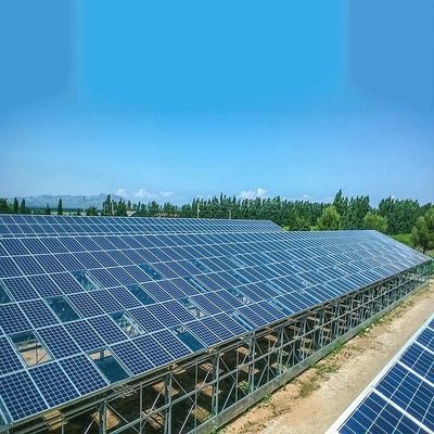Bom preço. Carga de vento 60m/s da estrutura de montagem do picovolt da estufa da proteção da oxidação on-line
