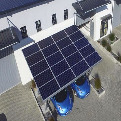 Bom preço. O alumínio impermeável do aço carbono estrutura o Carport solar que monta sistemas on-line