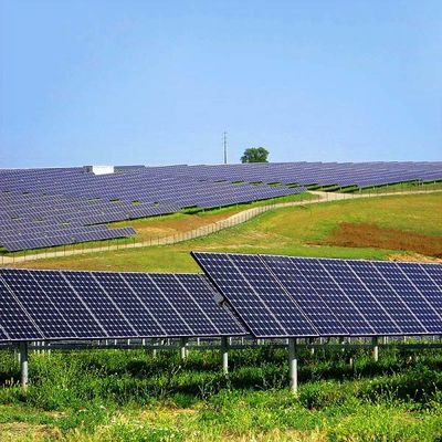 Bom preço. Pilha moída da planta da montagem do painel SUS304 solar sistemas à terra de aço inoxidável on-line