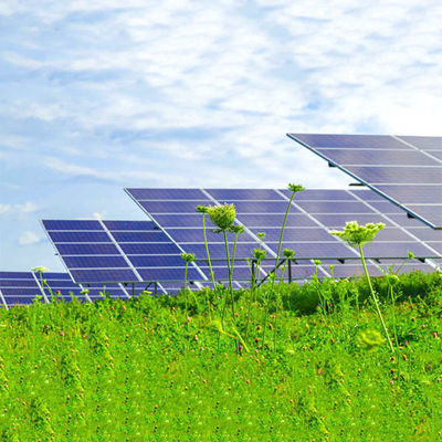 Pilha moída galvanizada da planta da montagem do painel solar de mergulho quente sistemas à terra de aço