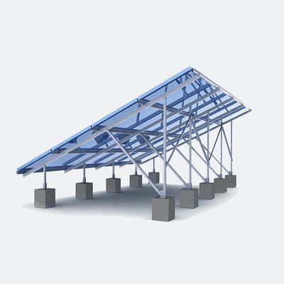 Bom preço. Escala à terra Frameless da utilidade de sistemas da montagem do painel solar alumínio anodizado inclinação fixado 50 MW on-line