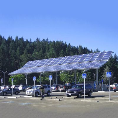 Bom preço. Aço de alumínio Q345B Al6005 da MPE do apoio comercial das disposições dos sistemas solares do Carport on-line