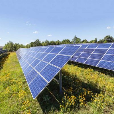 Bom preço. Terra anodizada flexível do painel solar que monta sistemas on-line