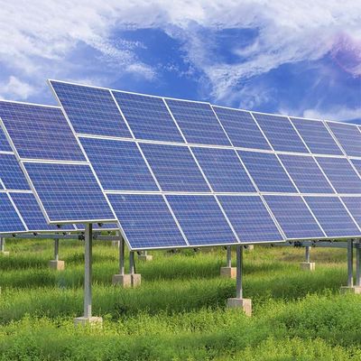 Bom preço. Sistema de aço inoxidável montado à terra do racking do picovolt on-line