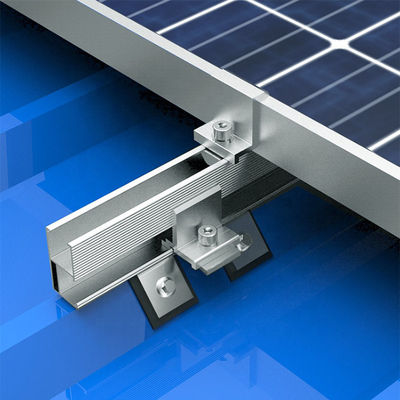 Bom preço. Grampos de aterragem de painéis solares ajustáveis sem quadro para suportes de montagem de painéis solares on-line