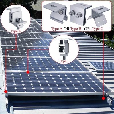 Bom preço. Componentes de montagem solares do suporte do módulo dos acessórios da grande qualidade para o módulo Frameless do picovolt on-line