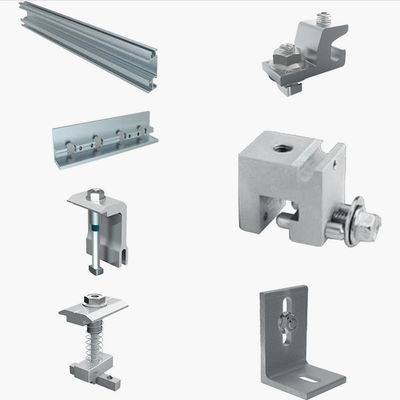 Telhado & quadro de painel forte de montagem solar à terra do OEM da resistência dos acessórios para células solares do picovolt