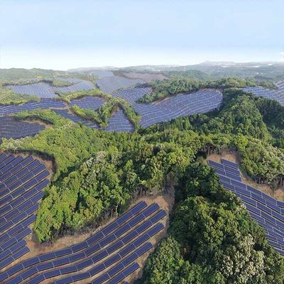 Suporte à terra fotovoltaicos do ângulo de inclinação 10-60° Q235