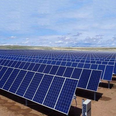 Bom preço. O mergulho quente de ligar/desligar da grade 100KW galvanizou as pilhas à terra de aço da planta para as energias solares que montam sistemas on-line