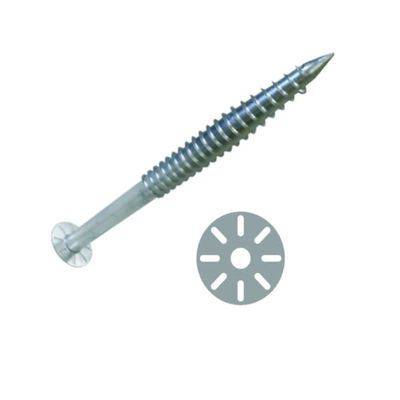 Bom preço. Q235 Galvanized Steel 76mm Helical Earth Anchor Ground Screw Piles on-line