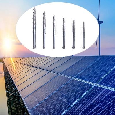 O parafuso à terra galvanizado do mergulho quente empilha a espessura de 2.75mm 3mm 3.5mm