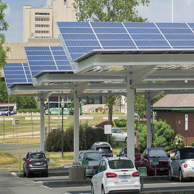 Bom preço. Estruturas solares do Carport do SUS 304 do AL 6005-T5 para projetos arquivados abertos on-line