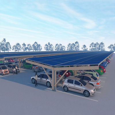 Bom preço. Carga solar anodizada resistente à corrosão 30psf da neve das estruturas do parque de estacionamento on-line