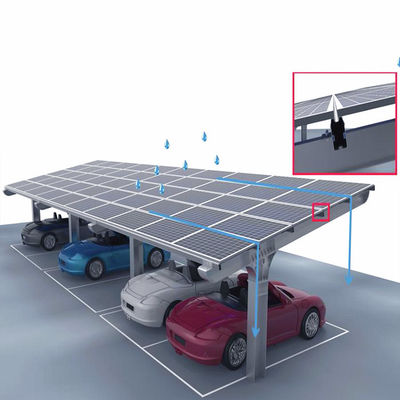 Bom preço. Sistema de montagem à terra galvanizado impermeável para a vertente solar do carro on-line