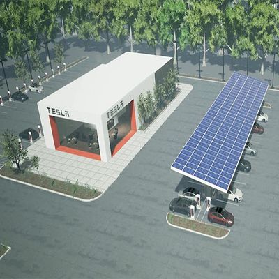 Bom preço. Estrutura de painel fotovoltaico anodizada para o Carport on-line