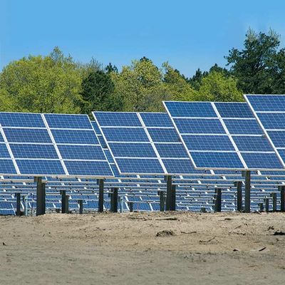 Bom preço. Q235B galvanizado de montagem à terra Q345B fora nos suportes do painel solar da grade on-line