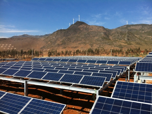 Bom preço. Galvanizado Q345B Q235B em sistemas de montagem de painel solar fora da grade PV estrutura de montagem solar on-line