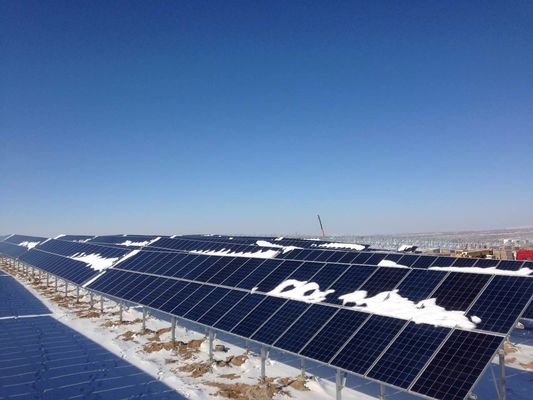 Suportes de painel solar q235b q345b com galvanização por imersão a quente/sistema de montagem fotovoltaica anodização