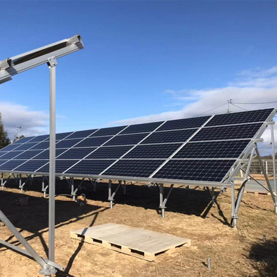 Bom preço. Mergulho quente suporte à terra solar de montagem fotovoltaico de aço do sistema galvanizado de Q235B/Q345B on-line