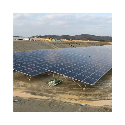 Bom preço. Sistema solar solar galvanizado do suporte solar da instalação do grau do suporte 0 - 60 de Q235B Q345B on-line