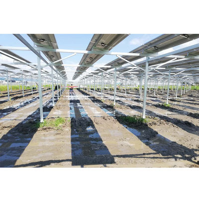 Q235B galvanizado quente Q345B moeu a montagem solar montada da terra do suporte dos sistemas solares do picovolt
