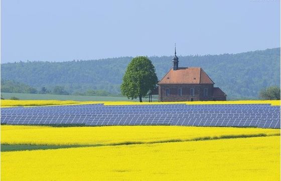 Espessura 0.5mm - 15mm galvanizou o suporte solar do sistema solar de aço da montagem da terra