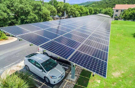 Bom preço. Suportes solares do Carport do Carport de alumínio impermeável do parque de estacionamento on-line