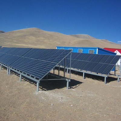 Bom preço. Calor galvanizado em solo solar de montagem de suporte de alta potência de saída on-line