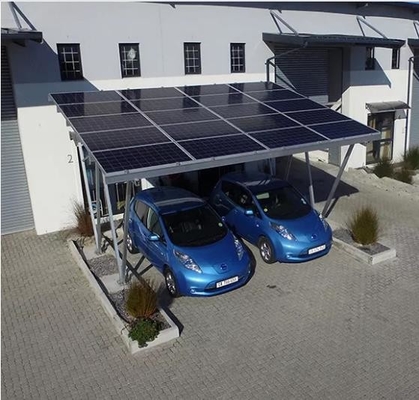 Bom preço. Suporte solar do Carport impermeável de alumínio do suporte do painel solar do parque de estacionamento on-line