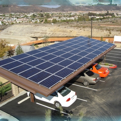 Bom preço. Do carport solar da estrutura da terra de tormento do Carport de alumínio sistema de montagem solar montado solar on-line