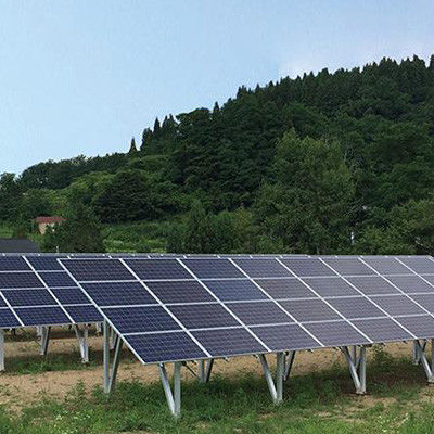 Suporte de montagem solar para rede e para rede solar Sistema solar Suporte solar fotovoltaico em solo